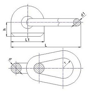 Обухи такелажные (ОСТ5.2045-79)
